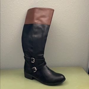 Arizona Womens Denver Riding Boots Block Heel